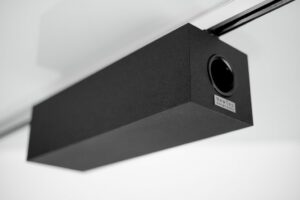 Funk-Stromschienen-Subwoofer schwarz